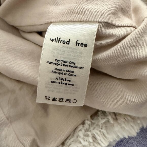 Aritzia Wilfred Free Soft Sherpa Teddy Coat (Angela Jacket) in XXS (fits XXS-S) - Picture 5 of 7